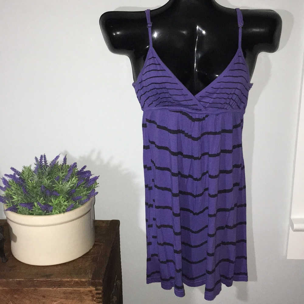 Rusty cotton modal summer sun dress // size large